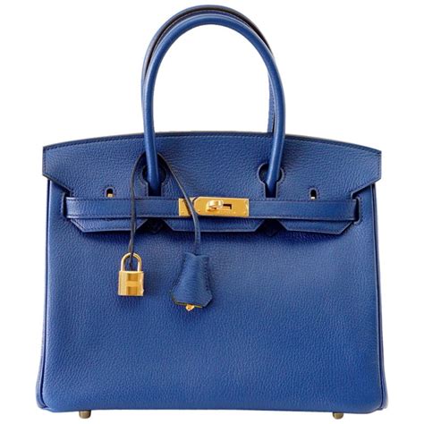 hermes blue sapphire chevre|Hermes chevre purse.